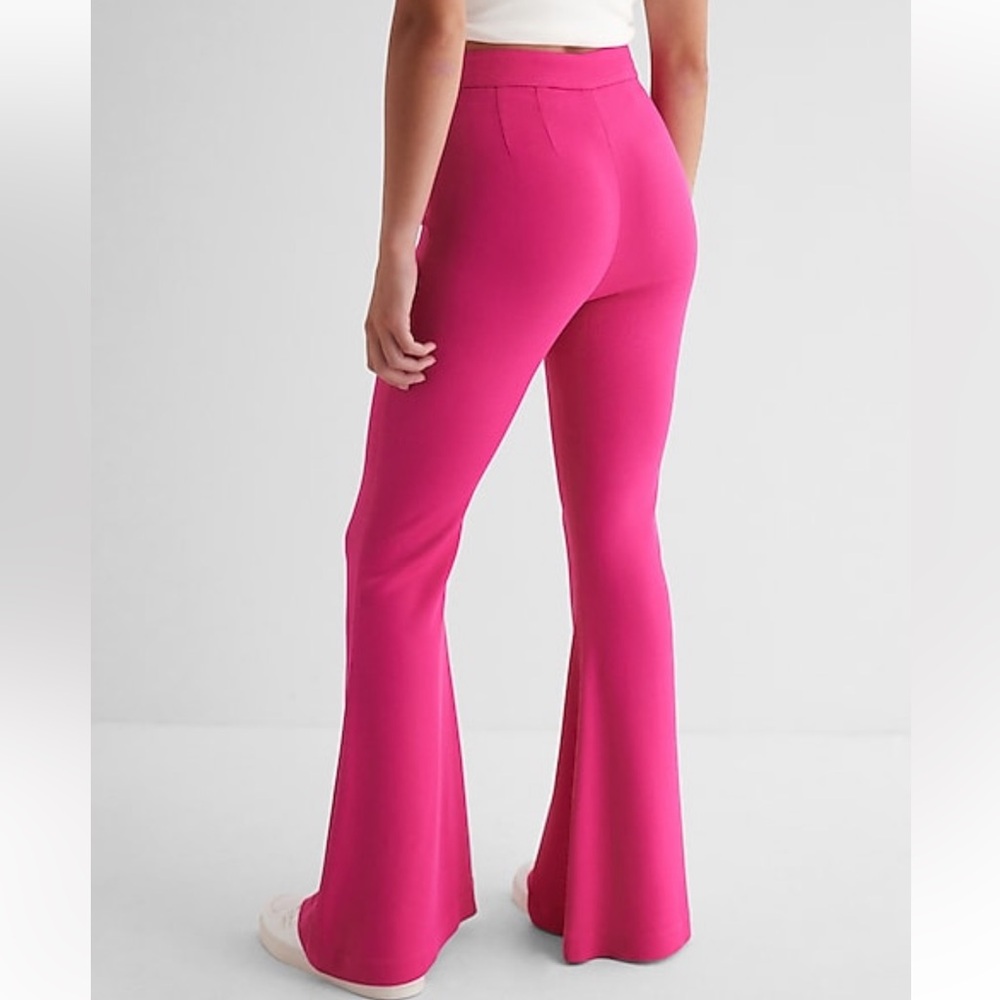 NWT Express High Waisted Wide Flare Pant - size 14 - Picture 2 of 3